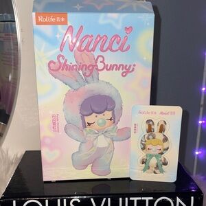 Rolife Nanci Shining Bunny Collectible Figure - Pastel Pink & Lavender